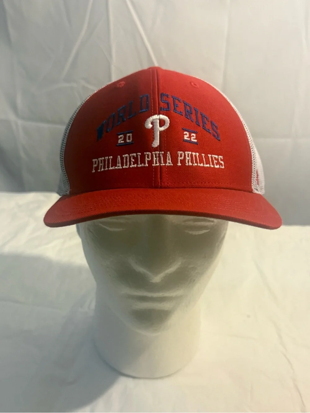 47 Kids Philadelphia Phillies Red & White World Series Trucker Hat